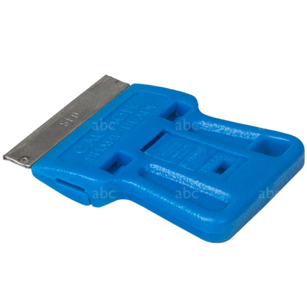 Scraper Stuff - Single Edge -- Scraper - Blue Plastic Mini - Each